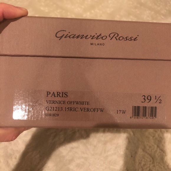 BNIB Gianvito Rossi Paris White Pump Size 39.5 EUR /8.5 US - Picture 7 of 14